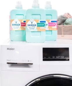 Seepje Wasfeest Pakket - 3 X Wasmiddel - 2 X Wasverzachter - Waszeep - Vlekkenverwijderaar - Natuurlijke Ingredienten - 69 Wasbeurten -Schoonmaakmiddelen 1002x1200 1