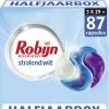 Robijn Stralend Wit Wascapsules - 3 X 29 Wasbeurten - Halfjaarbox -Schoonmaakmiddelen 1008x1200