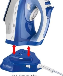 Bomann DB 6006 CB - Stoomstrijkijzer - Draadloos - 2400W - Blauw/Wit 24 Bomann DB 6006 CB - Stoomstrijkijzer - Draadloos - 2400W - Blauw/Wit -Schoonmaakmiddelen 1008x1200 2