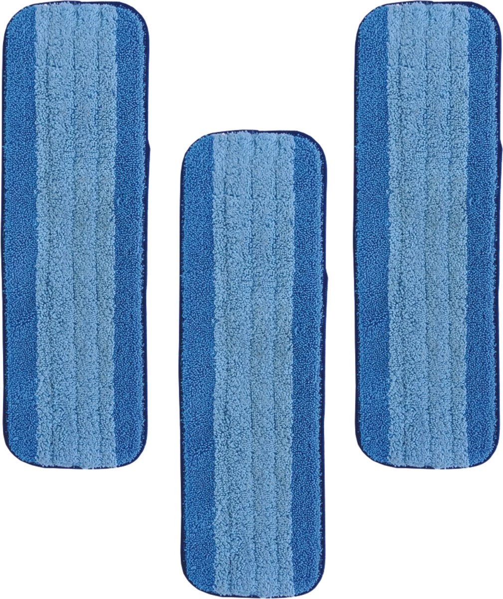 Bona Microfiber Cleaning Pad - Microvezel Reinigingspad - Vervangingsdoek - 42 CM - 500 X Wasbaar - 3 Stuks 3 Bona Microfiber Cleaning Pad - Microvezel Reinigingspad - Vervangingsdoek - 42 CM - 500 X Wasbaar - 3 Stuks
