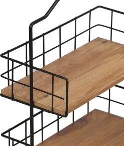 Metalen Keuken Etagere 2 Laags Van Naturn Living | Keuken Opbergrek | Kruidenpotjes Rek | Kruiden Organizer | Keuken Rek Specerijen | Mat Zwart -Schoonmaakmiddelen 1018x1200 1