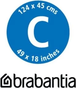 Brabantia Strijkplankhoes C - 124 X 45 Cm - Metallic - Alleen Toplaag 12 Brabantia Strijkplankhoes C - 124 X 45 Cm - Metallic - Alleen Toplaag -Schoonmaakmiddelen 1042x1200 11