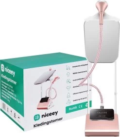 Niceey Kledingstomer - Incl. Strijkplank - Met 6 Standen - Krachtig Stomen - Steamer - 1800Watt - 2,5L Watercapaciteit - Wit/Roze 19 Niceey Kledingstomer - Incl. Strijkplank - Met 6 Standen - Krachtig Stomen - Steamer - 1800Watt - 2,5L Watercapaciteit - Wit/Roze -Schoonmaakmiddelen 1053x1200 1