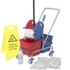 MAUS Dweil Set Professional 2x20liter - Compleet Dweilsysteem - Dubbele Mopwagen Set - Professioneel Dweilen -Schoonmaakmiddelen 1054x1200