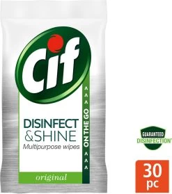 Cif Disinfect & Shine Wipes Original Desinfectie Schoonmaakdoekjes - 12 X 30 Doekjes - Voordeelverpakking 17 Cif Disinfect & Shine Wipes Original Desinfectie Schoonmaakdoekjes - 12 X 30 Doekjes - Voordeelverpakking -Schoonmaakmiddelen 1062x1200 2