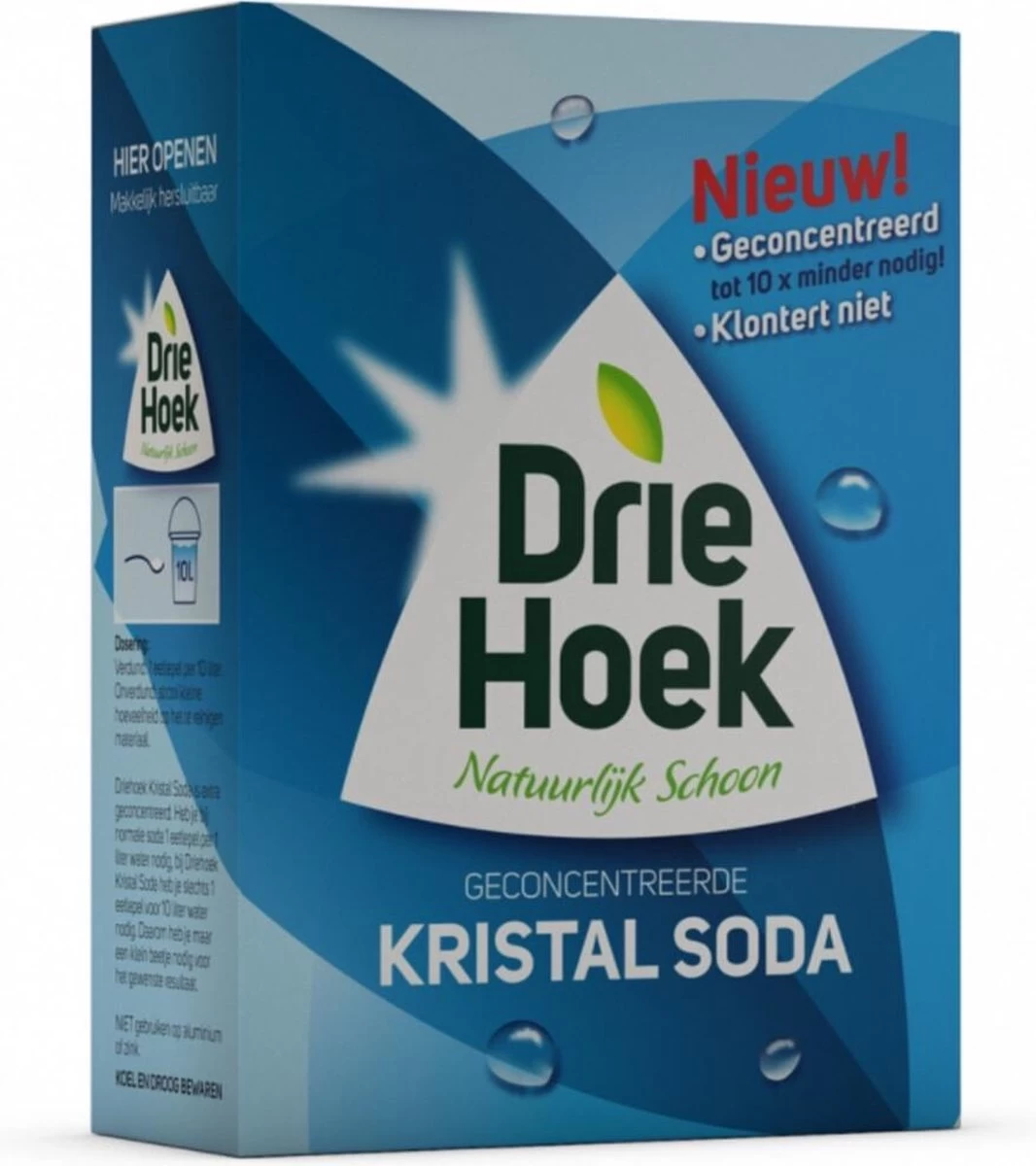 Driehoek Kristal Soda 600 Gr 3 Driehoek Kristal Soda 600 Gr