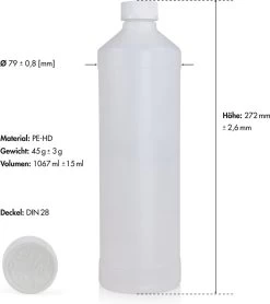 Isopropyl Alcohol - Isopropanol - IPA - Isopropyl - 99,9% Zuiver - 1000ml - Inclusief Trechter -Schoonmaakmiddelen 1067x1200 2