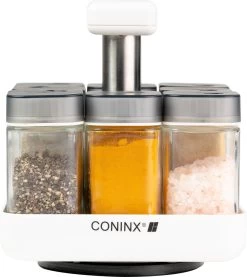 Coninx Kruidenrek Staand - Draaiend Kruidenrek Met Glazen Potjes - Kruidencarrousel Draaibaar - 8 Kruidenpotjes - Wit / RVS 22 Coninx Kruidenrek Staand - Draaiend Kruidenrek Met Glazen Potjes - Kruidencarrousel Draaibaar - 8 Kruidenpotjes - Wit / RVS -Schoonmaakmiddelen 1069x1200