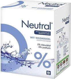 Neutral 0% Wit Parfumvrij Waspoeder - 45 Wasbeurten - Wasmiddel 35 Neutral 0% Wit Parfumvrij Waspoeder - 45 Wasbeurten - Wasmiddel -Schoonmaakmiddelen 1073x1200