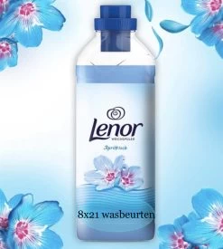 LENOR APRILFRIS WASVERZACHTER -8X21 WASBEURTEN-ST 525ML -Schoonmaakmiddelen 1078x1200 1