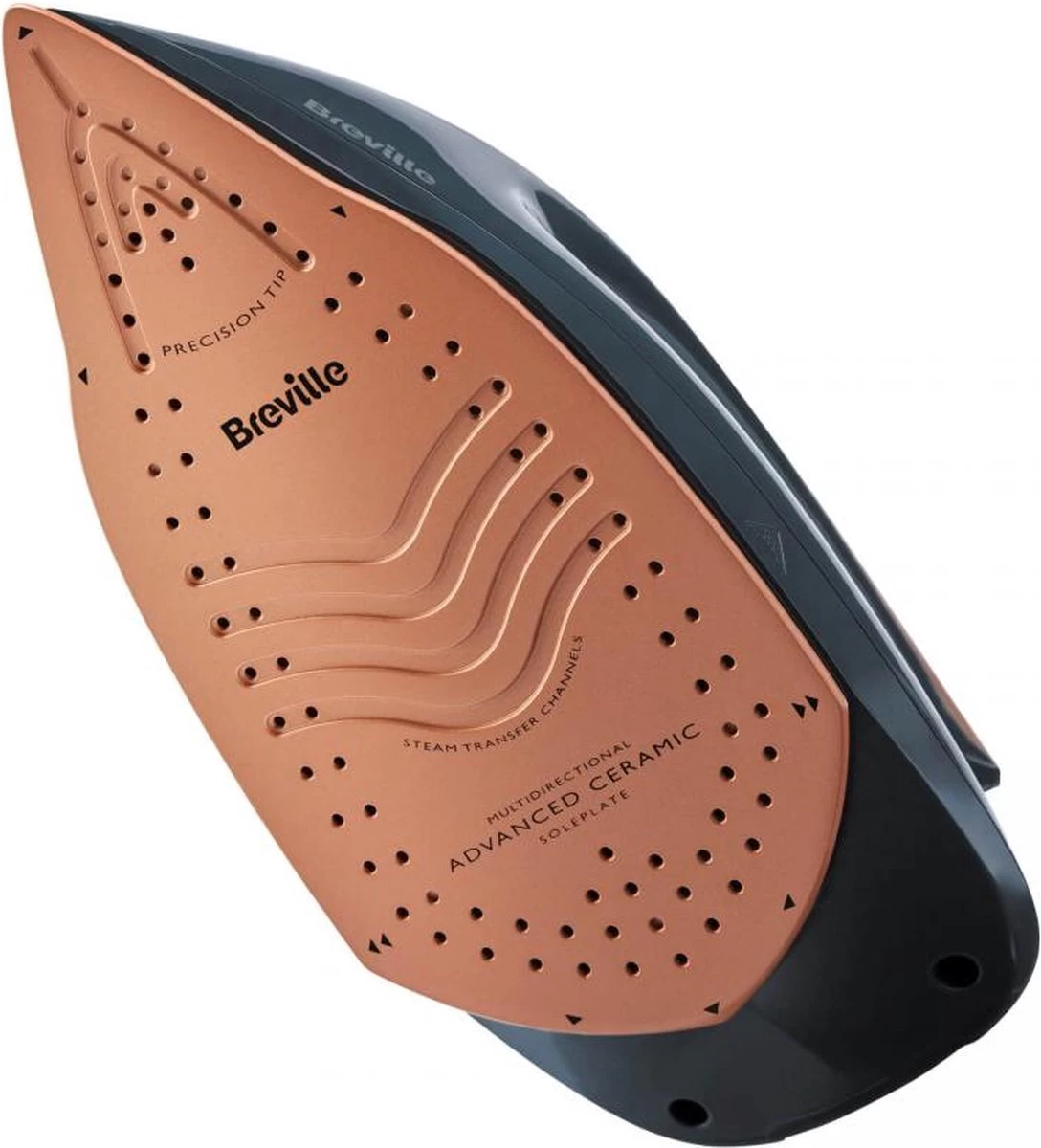 Breville Stoomstrijkijzer Met Stoomgenerator - Iron - Keramische Zoolplaat - Uitneembaar Waterreservoir 12 Breville Stoomstrijkijzer Met Stoomgenerator - Iron - Keramische Zoolplaat - Uitneembaar Waterreservoir - Afbeelding 10