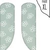 Strijkplankhoes A-symmetrisch - Bloemen Groen - Maat XL 1 Strijkplankhoes A-symmetrisch - Bloemen Groen - Maat XL -Schoonmaakmiddelen 1096x1200 3