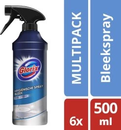 Schoonmaakmiddelen 49 Glorix Spray Bleek 500ML 6x