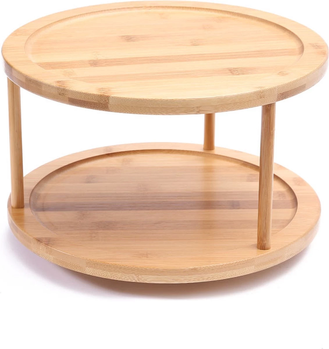 Merkloos Decopatent® Kruidenrek / Fruitschaal Bamboe - Rond - Kruiden Carrousel - Draaibaar - Staand Bamboe Specerijenrek Draaiplateau - Fruitrek 10 Merkloos Decopatent® Kruidenrek / Fruitschaal Bamboe - Rond - Kruiden Carrousel - Draaibaar - Staand Bamboe Specerijenrek Draaiplateau - Fruitrek - Afbeelding 8