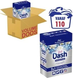 Dash 2 In 1 Lotusbloem En Lelie Waspoeder - XL Pack - 110 Wasbeurten -Schoonmaakmiddelen 1131x1200
