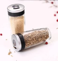 Merkloos Decopatent® Kruidenrek Incl. 16 Glazen Kruiden Potjes - Rvs Strooideksel - Staand Kruiden & Specerijen Rek - Kruidenpotjes Glas -Schoonmaakmiddelen 1141x1200 5