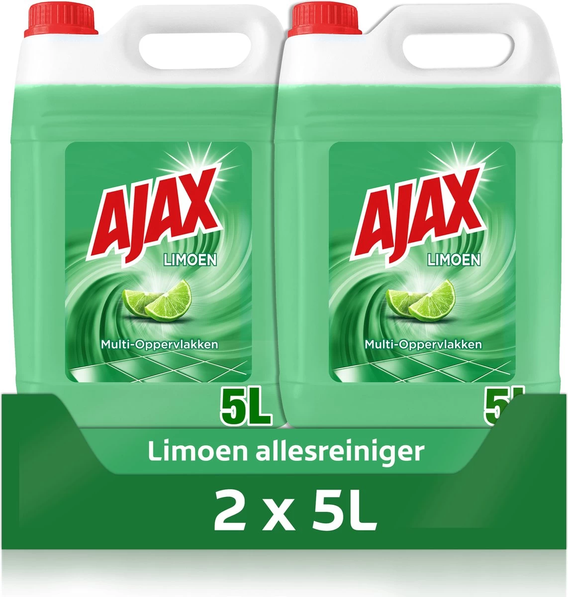 Ajax® Ajax Allesreiniger Limoen 2 X 5L - Voordeelverpakking 3 Ajax® Ajax Allesreiniger Limoen 2 X 5L - Voordeelverpakking