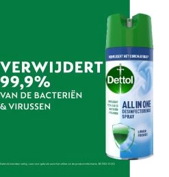 Dettol All In One Disinfectant Spray Linen - 400ml -Schoonmaakmiddelen 1145x1200