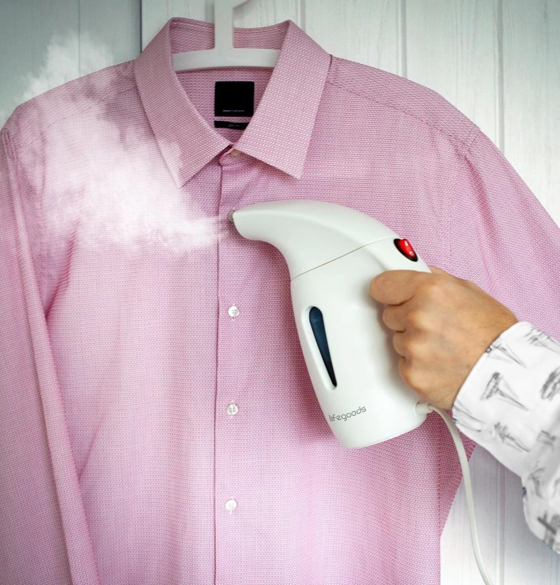 LifeGoods Kledingstomer - Handstomer Voor Kleding/Textiel/Stof - 180ML Tank - Wit 7 LifeGoods Kledingstomer - Handstomer Voor Kleding/Textiel/Stof - 180ML Tank - Wit - Afbeelding 5