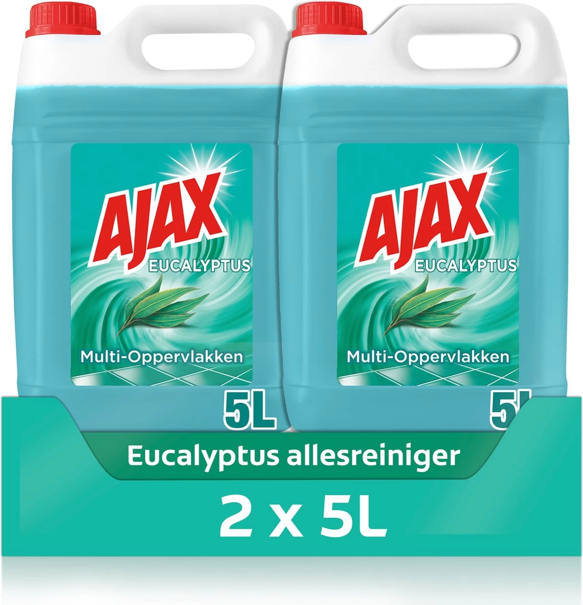 Ajax® Ajax Allesreiniger Eucalyptus 2 X 5L - Voordeelverpakking 3 Ajax® Ajax Allesreiniger Eucalyptus 2 X 5L - Voordeelverpakking