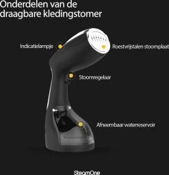SteamOne S-Travel Kledingstomer - Zwart 24 SteamOne S-Travel Kledingstomer - Zwart -Schoonmaakmiddelen 1158x1200 7