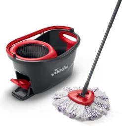 Schoonmaakmiddelen 27 Vileda TURBO 3in1 Mop Met Zwenkkop + Pedaalemmer