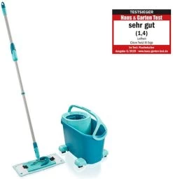 Leifheit Clean Twist M Vloerwisser Ergo Mobiel - Dweil Set Compleet Systeem Met Wieltjes - 33 Cm - 6 Liter -Schoonmaakmiddelen 1164x1200