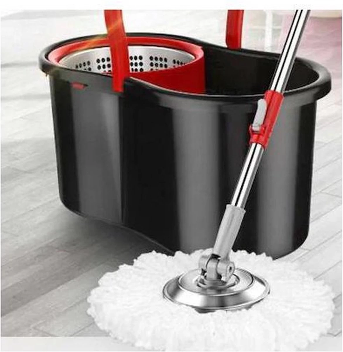 Draaimop-Dweilset-wringmop-cleaning-Schoonmaken-mop-Cleaning Set-Spinning Mop 7 Draaimop-Dweilset-wringmop-cleaning-Schoonmaken-mop-Cleaning Set-Spinning Mop - Afbeelding 5