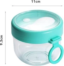 Deluqse Overnight Oats Potjes - Overnights Oats Beker - Set Van 3 - Oats Potjes - Overnight Oats Jar - Muesli Beker - Havermout Potjes 17 Deluqse Overnight Oats Potjes - Overnights Oats Beker - Set Van 3 - Oats Potjes - Overnight Oats Jar - Muesli Beker - Havermout Potjes -Schoonmaakmiddelen 1173x1200 3