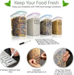 TNM Luxe Luchtdichte Voorraadbussen Set (4x2,5L) – Voorraadpotten - 4 Kleuren 17 TNM Luxe Luchtdichte Voorraadbussen Set (4x2,5L) – Voorraadpotten - 4 Kleuren -Schoonmaakmiddelen 1180x1200 2