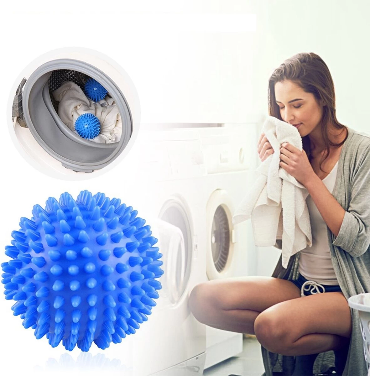 Merkloos Droger Ballen PVC – Herbruikbare Wasdroger Bollen – Snellere Droogtijd – - Wasbollen - 6 Stuks 8 Merkloos Droger Ballen PVC – Herbruikbare Wasdroger Bollen – Snellere Droogtijd – - Wasbollen - 6 Stuks - Afbeelding 6