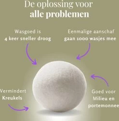 Goodlifehacks Originele XL 6 Stuks Drogerballen - Wasbollen - Wasverzachter - Zero Waste Dryerballs - Duurzaam - Herbruikbare Droogballen - Wit & Grijs - Energie Besparen -Schoonmaakmiddelen 1182x1200 1