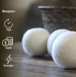 Droger Ballen Wol - Wasdroger Herbruikbare Wollen Droger Ballen - Droogballen Voor Snellere Droogtijd- Set 6 Stuks - Swilix -Schoonmaakmiddelen 1182x1200 2