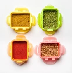 Lock&Lock (mini) Vershoudbakjes Set Met Deksel - Snackdoosjes - Snackbox - Set Van 4 Stuks - Kinderen - Lekvrij - BPA Vrij - Klein - 180 Ml - Multicolor -Schoonmaakmiddelen 1182x1200 3