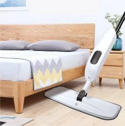 W&Z® Spray Mop - Schoonmaak Dweilsysteem - Vloerwisser Met Spray Functie - Vloertrekker Met Steel - Vloerreiniger - Wit -Schoonmaakmiddelen 1186x1200 2