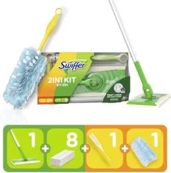 Schoonmaakmiddelen 15 Merkloos Swiffer Combi-kit Sweeper - Floor & Duster