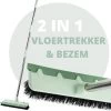 Powarkleen - Vloertrekker Met Steel & Bezem 2 In 1 - Vloerwisser Voor Badkamer Vloer - Groen -Schoonmaakmiddelen 1186x1200 6