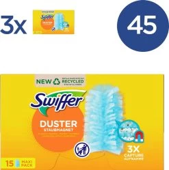 Swiffer Duster Trap & Lock Wisser - Voordeelverpakking 3 X 15 Navullingen -Schoonmaakmiddelen 1188x1200 1