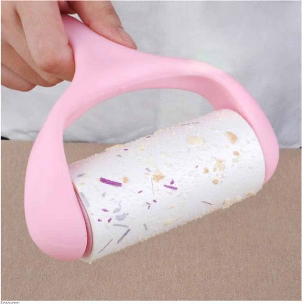 Merkloos Kledingroller - Inclusief 3 Rollen - Huisdierhaar Verwijderaar- Kleefroller - Ontpluizer 9 Merkloos Kledingroller - Inclusief 3 Rollen - Huisdierhaar Verwijderaar- Kleefroller - Ontpluizer - Afbeelding 7