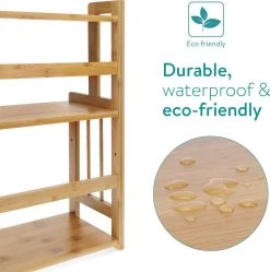 Navaris Keukenrek Met 3 Planken - Verstelbaar Kruidenrek Van Bamboe - Staand - Stevige Constructie - Natuurlijk Bamboehout - Waterafstotend 22 Navaris Keukenrek Met 3 Planken - Verstelbaar Kruidenrek Van Bamboe - Staand - Stevige Constructie - Natuurlijk Bamboehout - Waterafstotend -Schoonmaakmiddelen 1191x1200 4
