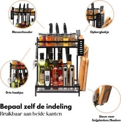 Pazzo Goods - Keuken Organizer - Keukenrek - Zwart - Metaal - 2 Laags - Multifunctioneel - Zwart - 12 Pazzo Goods - Keuken Organizer - Keukenrek - Zwart - Metaal - 2 Laags - Multifunctioneel - Zwart - -Schoonmaakmiddelen 1192x1200 8