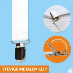 LaundrySpecialist Universele Lakenspanners - Set Van 4 Stuks - Multifunctioneel - Overtrekspanners Voor Jouw Strijkplankhoes -Schoonmaakmiddelen 1193x1200 12