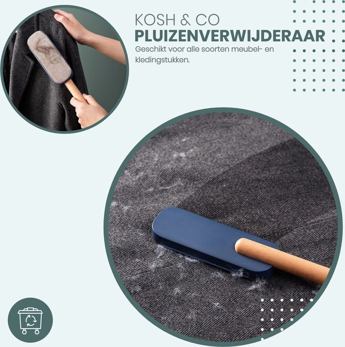 Ontpluizer + GRATIS Kledingborstel - Pluizenverwijderaar - Pluizenroller - Pluizentondeuse - Pluizenborstel - Pluizendief - Blauw 10 Ontpluizer + GRATIS Kledingborstel - Pluizenverwijderaar - Pluizenroller - Pluizentondeuse - Pluizenborstel - Pluizendief - Blauw - Afbeelding 8