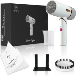 Bee's Kledingstomer - Handstomer - Stomer Kleding - Steamer - Stoomreiniger - Stoomstrijkijzer - 30 G/min - 250ML - 1600W - Snel Opgewarmd - Wit 18 Bee's Kledingstomer - Handstomer - Stomer Kleding - Steamer - Stoomreiniger - Stoomstrijkijzer - 30 G/min - 250ML - 1600W - Snel Opgewarmd - Wit -Schoonmaakmiddelen 1197x1200 12