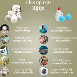 Goodlifehacks Originele XL 6 Stuks Drogerballen - Wasbollen - Wasverzachter - Zero Waste Dryerballs - Duurzaam - Herbruikbare Droogballen - Wit & Grijs - Energie Besparen -Schoonmaakmiddelen 1198x1200 11