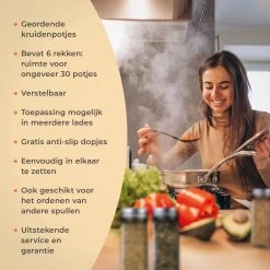 Goedewaere Kruidenrek Lade - 6 Stuks - Keuken Organizers - Keukenlade Organiser - Kruiden Organizer - Uitschuifbaar - Kunststof 16 Goedewaere Kruidenrek Lade - 6 Stuks - Keuken Organizers - Keukenlade Organiser - Kruiden Organizer - Uitschuifbaar - Kunststof -Schoonmaakmiddelen 1199x1200 16