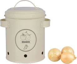 ESSCHERT DESIGN Set Van 2 Voorraadblikken Uien En Knoflook 5 ESSCHERT DESIGN Set Van 2 Voorraadblikken Uien En Knoflook -Schoonmaakmiddelen 1200x1001 3