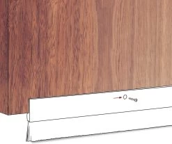Merkloos Deurborstel - Stripborstel - Afdichting Met Borstel - 100 Cm - Met Installatie Gaten -aluminium -isolatiestrip - Afdichtstrip - Deurstrip -Schoonmaakmiddelen 1200x1006 1