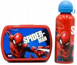 Marvel Schoolset, Broodtrommel Met Drinkfles Spiderman -Schoonmaakmiddelen 1200x1009 4