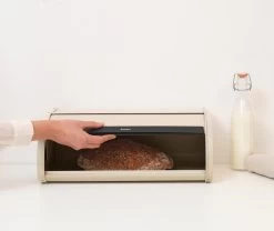 Brabantia Broodtrommel - Met Schuifdeksel - Soft Beige -Schoonmaakmiddelen 1200x1012 1